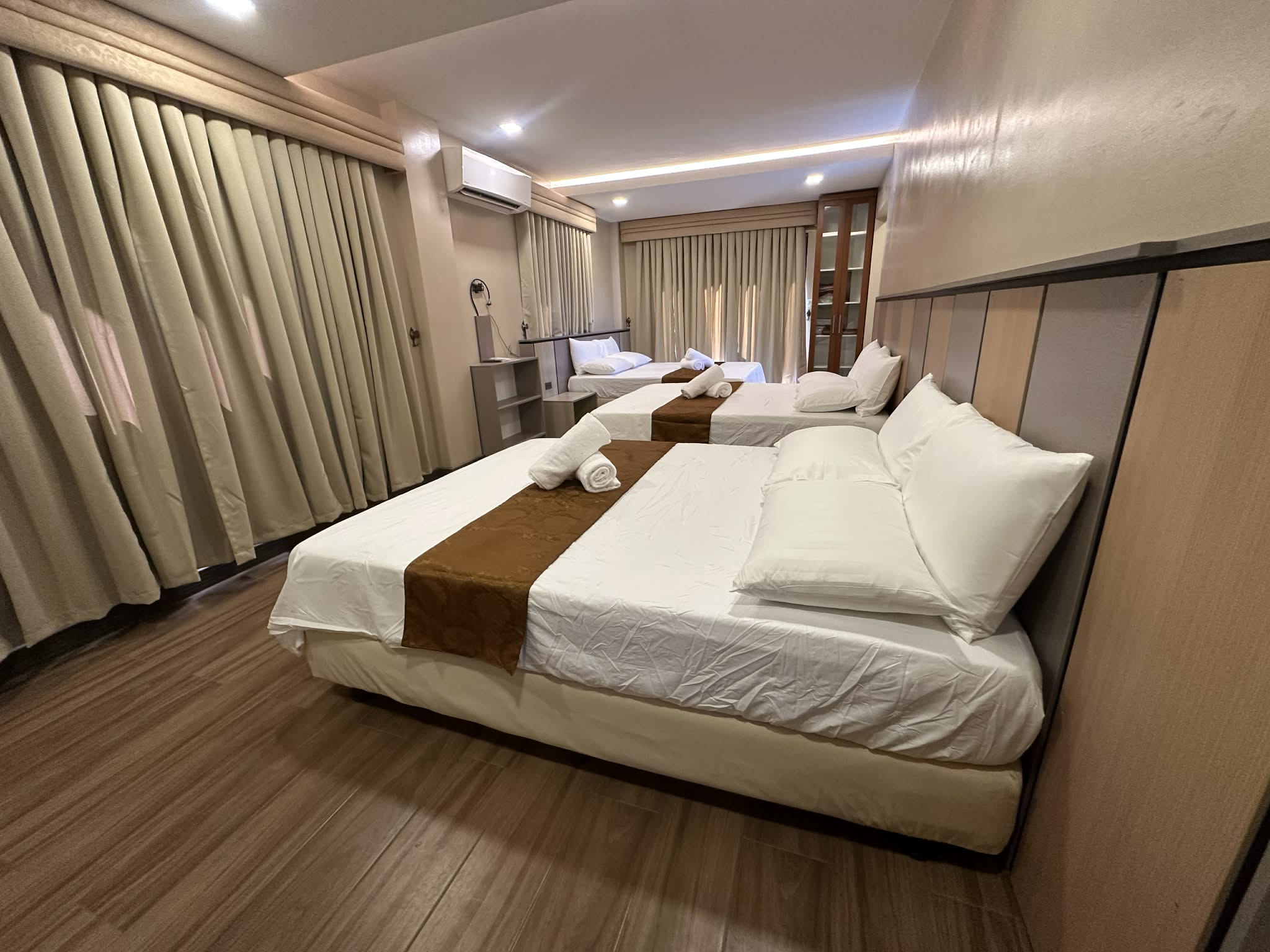 Comfortable hotel room detail